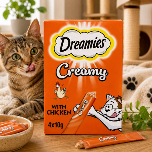 Dreamies jutalomfalat 4*10g - Creamy csirke