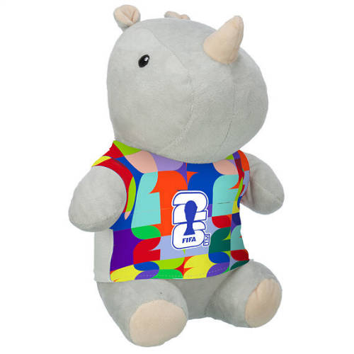 Trixie FIFA 2026 Rhino Raymond - plüss játék (Rhino Raymond) kutyák részére (27cm)