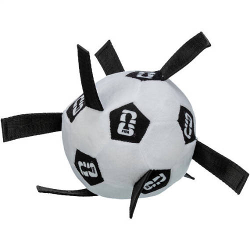 Trixie FIFA 2026 Soft Ball - plüss játék (focilabda) kutyák részére (12cm) fekete