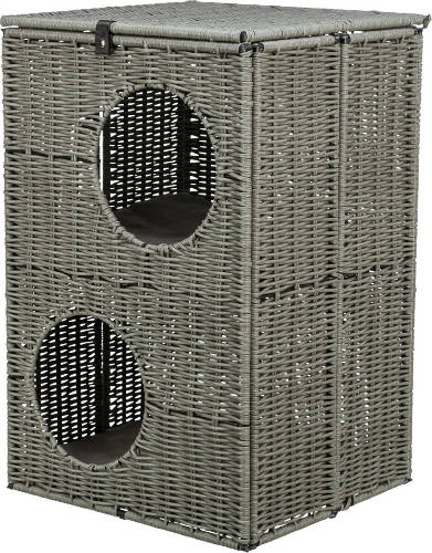 Trixie Cave Amelia (szürke) polyrattan,téglalap, macskák részére (37x57x35cm)