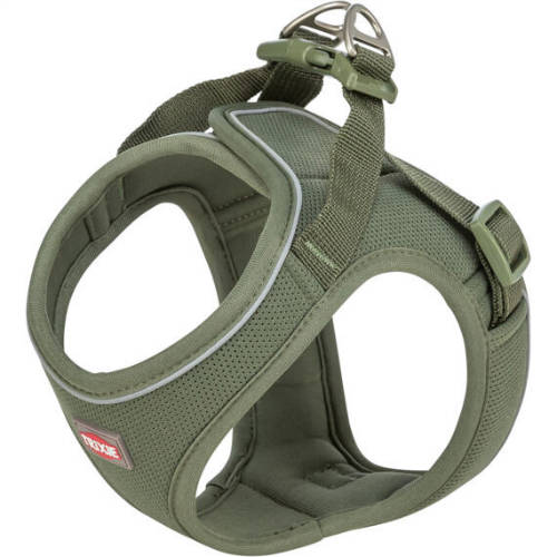Trixie UrbanVest légáteresztő kutyahám állítható pánttal, XS-S:41-44 cm/15mm, olívazöld
