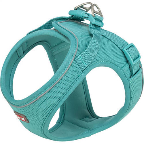 Trixie UrbanVest légáteresztő kutyahám állítható pánttal, S: 45-48cm/20mm, aqua