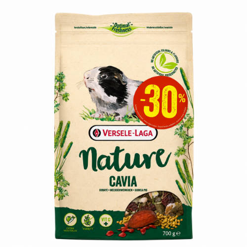 Versele-Laga Nature Cavia  - Teljesértékű eleség Tengerimalacok részére (700g, ebből 210g ajándék)