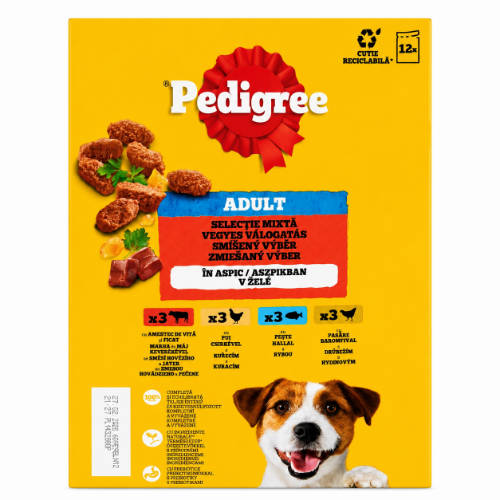 Pedigree Vital Adult - Nedves eledel Mix kutyák részére (12x100g)