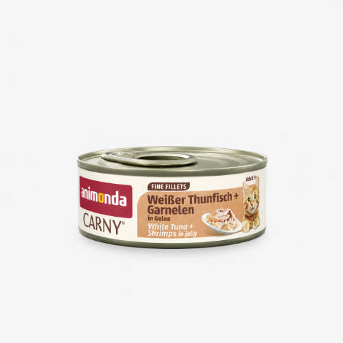 Animonda Carny Adult (tonhal+shrimps) zselés konzerv - felnőtt macskák részére (60g)
