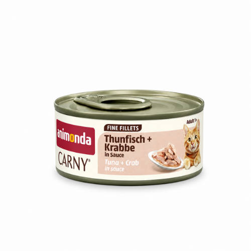 Animonda Carny Adult (tarisznyarákkal) szószos konzerv - felnőtt macskák részére (60g)
