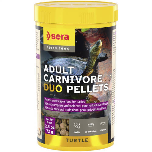 Sera Turtle Adult DUO Carnivor Pellets 250ml/ 72g