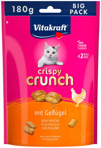 Vitakraft Crispy Crunch - szárnyas hússal macskák részére (180g)