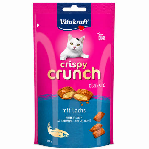 Vitakraft Crispy Crunch - lazaccal macskák részére (180g)