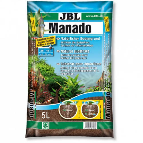 JBL Manado Dark - általános növénytalaj (fekete) akváriumba (5l)