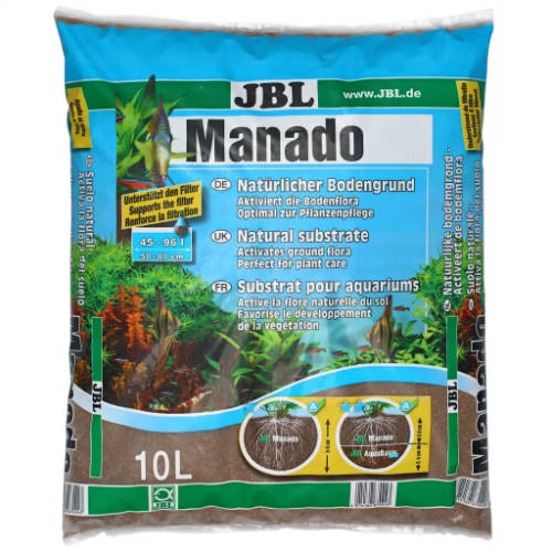 JBL Manado Dark - dekrohomok (fekete) édesvízi akváriumokhoz (10liter)