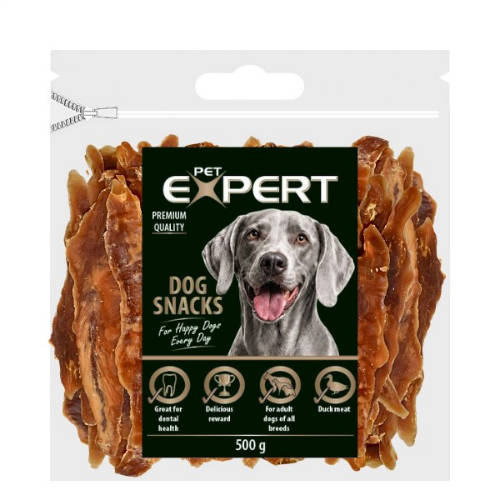 MEAT XXL Szárított kacsahús szeletek, 500g