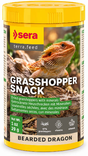 Sera BEARDED DRAGON Grasshopper Snach 250ml/29g szöcske szakállas agámának