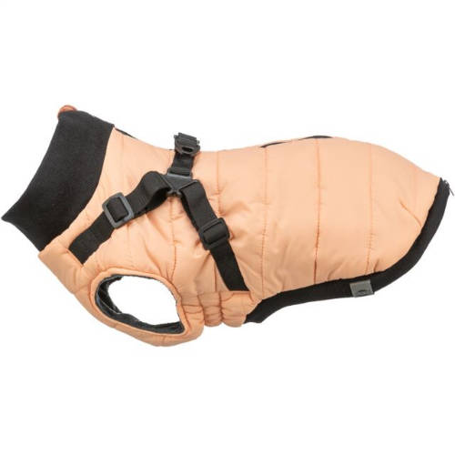 Trixie Coat Pontis with Harness - kabát hámmal (barack , vízlepergető) kutyák részére (XS) 24cm