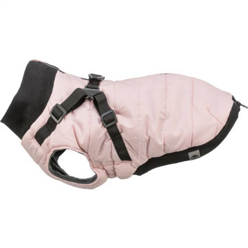Trixie Coat Pontis with Harness - kabát hámmal (pink, vízlepergető) kutyák részére (M) 45cm