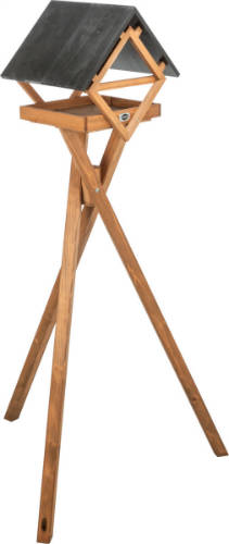 Trixie Bird Feeder - Kerti madáretető (fából) vadmadarak részére (35x33x29cm, 1.23m)
