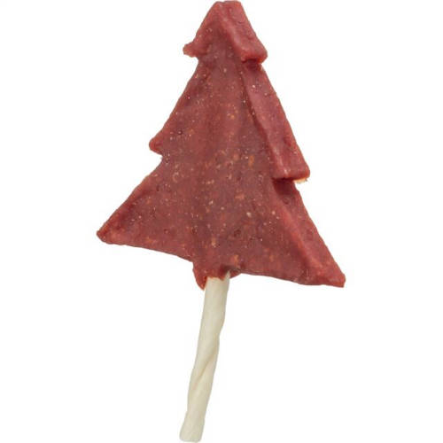 Trixie Xmas tree lollipop - jutalomfalat kacsahússal, fenyőfa forma,(rágóka) kutyák részére (12cm,28g)