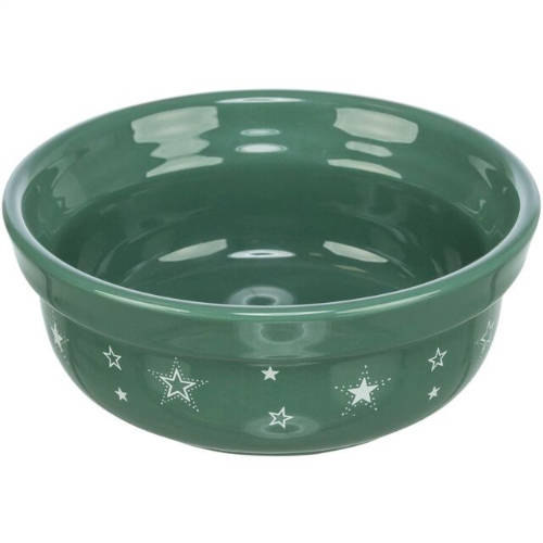 Trixie Xmas karácsonyi kerámia tál, 0,25l/13cm, különböző színekben