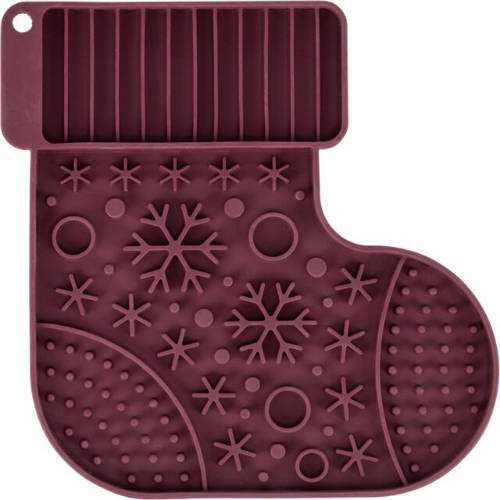 TRIXIE Xmas lick'n'snack mat with suction pad