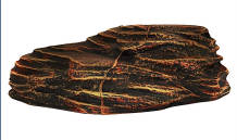 AquaDeckor - sarok teknőssziget (M) - akvaterráriumba (26x17x10cm)