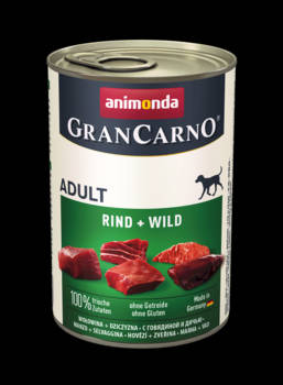 Animonda GranCarno Adult (marha,vad) konzerv - Felnőtt kutyák részére (400g)