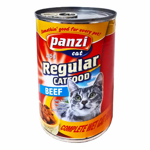 Panzi Regular Adult (marha) konzerv - Felnőtt macskák részére (415g)