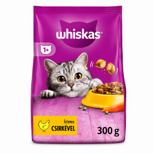 Whiskas Adult - Csirke - Szárazeledel (300g)