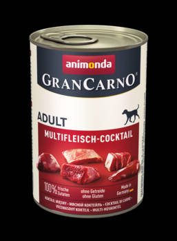 Animonda GranCarno Adult (multihús-koktél) konzerv - Felnőtt kutyák részére (400g)