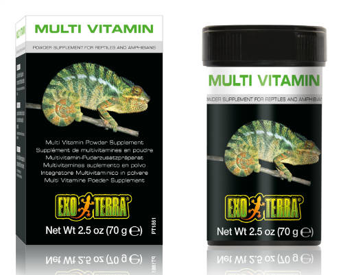 Hagen Exo Terra Multi vitamin powder - kiegészítő eleség (multivitamin) hüllők és kétéltük részére  (70g)