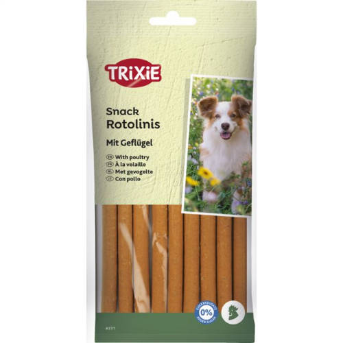 Trixie Soft Snack Rotolinis - jutalomfalat (szárnyas) kutyák részére (12cm/120g)