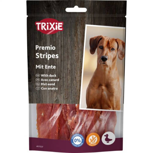 Trixie Premio Ducky Stripes - jutalomfalat (kacsamell) kutyák részére (100g)
