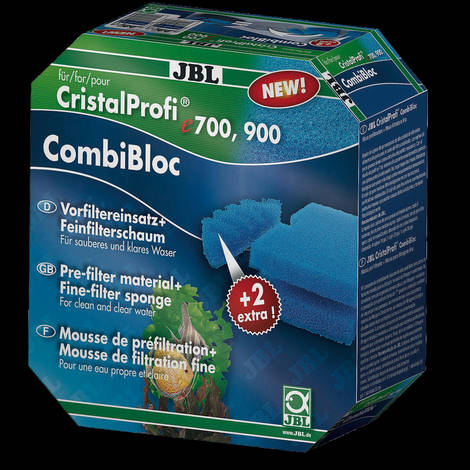 JBL CP e700/e900 CombiBloc - készlet előszűrő betétekkel és szűrőhabbal a CristalProfi e szűrőhöz (100g)(KIZÁRÓLAG RENDELÉSRE!)