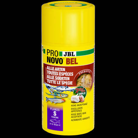 JBL ProNovo Bel Flakes S - Akváriumi alaptáppehely (S-es méret) minden díszhalhoz 3-10 cm-ig (100ml)