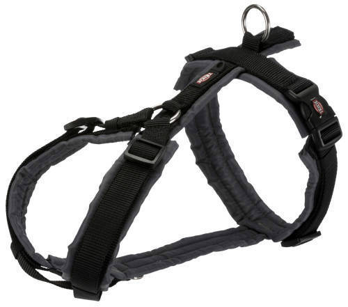 Trixie Trekking - túrahám - fekete/szürke (M-L) 62-74cm/25mm
