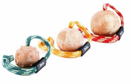 Julius-K9 IDC Ball - játék (kaucsuk labda, zsinórral) kutyák részére (Ø50mm)