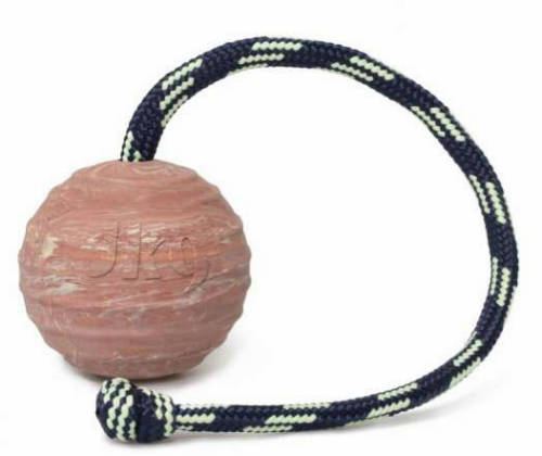 Julius-K9 IDC Ball - játék (kaucsuk labda, zsinórral) kutyák részére (70mm)